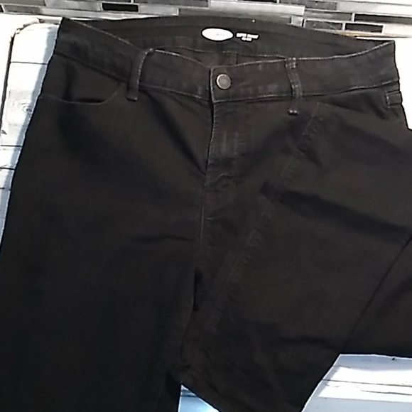 Old Navy sioer skinny mid rise 10 black - Picture 1 of 3